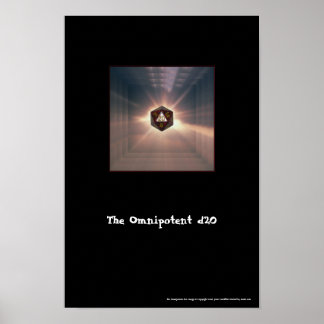 Poster L'omnipotent d20 - Imprimer