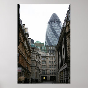 Poster London Financial District