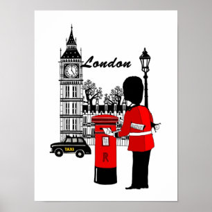 Poster London Scene