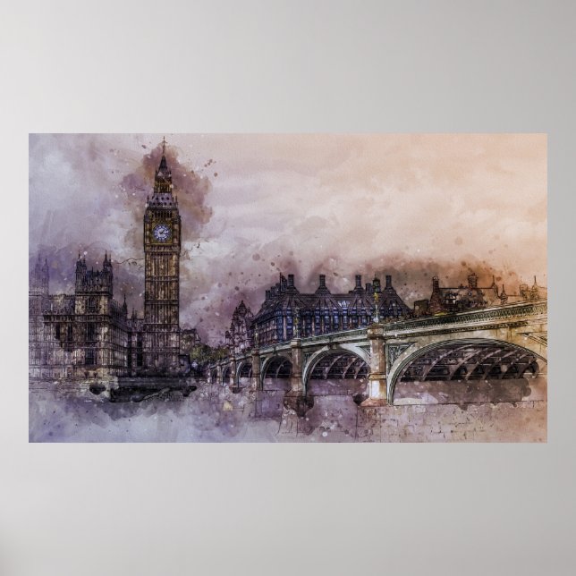 Poster Londres (Devant)