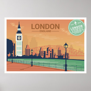 Poster Londres Angleterre