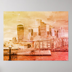 Poster Londres - La Ville