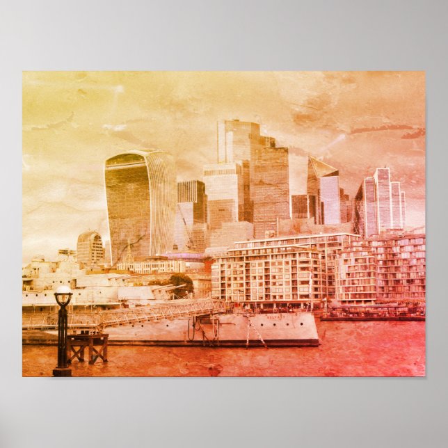 Poster Londres - La Ville (Devant)