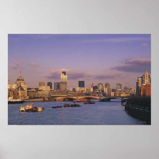 Poster Londres Skyline (Devant)