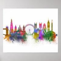 Londres Skyline - Rainbow