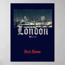 Londres Uk Skyline United Kingdom England vintage