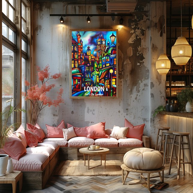 Poster Londres: Vamos a Londres (Créateur téléchargé)