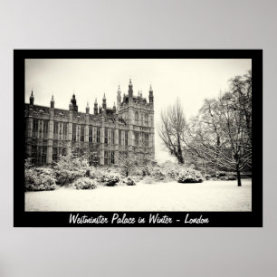 Poster Londres - Westminster en hiver n° 1 (affiche)