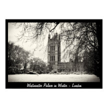 Londres - Westminster en hiver n°2 (Affiche)