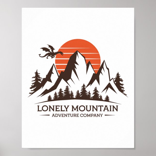 Poster Lonely Mountain - Adventure Company - Voyage d'Ima (Devant)