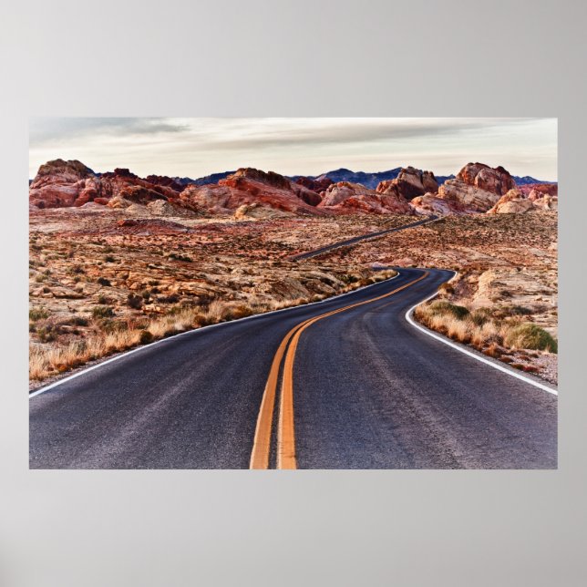 Poster Lonesome Desert Highway (Devant)