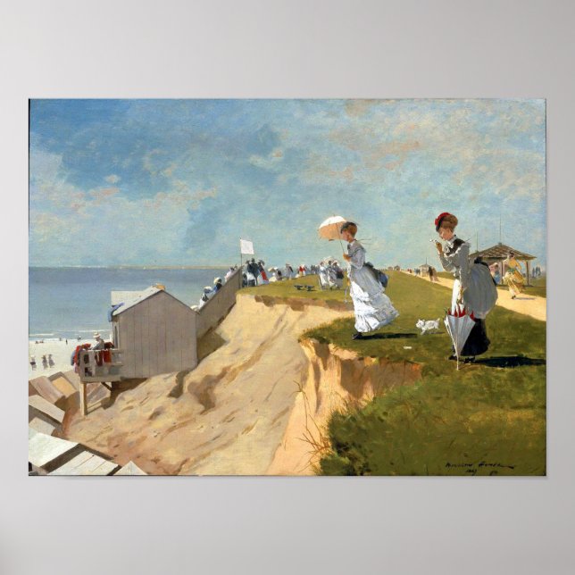 Poster Long branche, Winslow Homer (Devant)