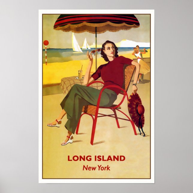 Poster - Long Island New York (Vorne)