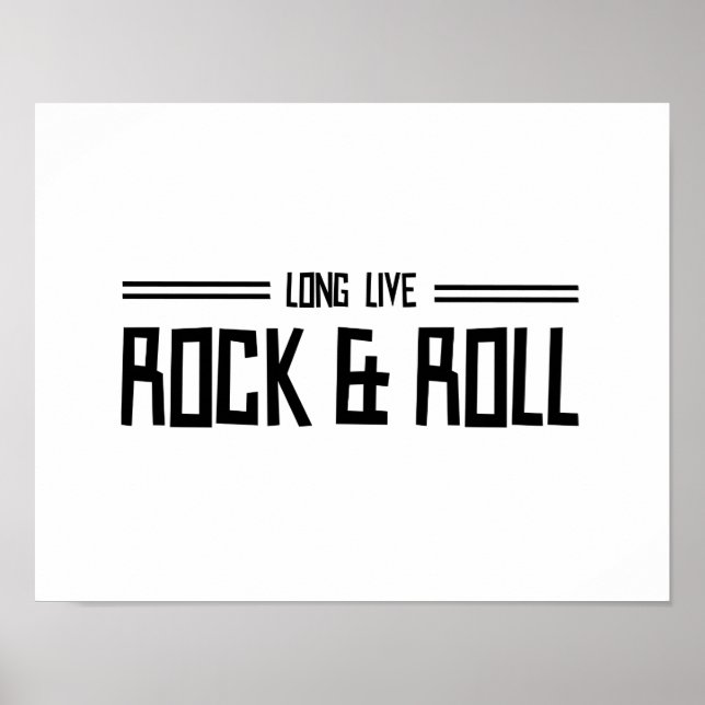 Poster Long Live Rock & Roll (Devant)