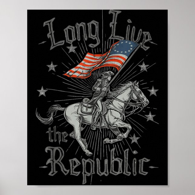 Poster Long Live The Republic Us  (Devant)