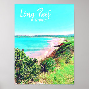 Poster Long Reef Plages du nord sydney