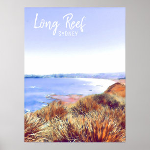 Poster Long Reef Plages du nord sydney