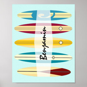 Poster Longboards vintage