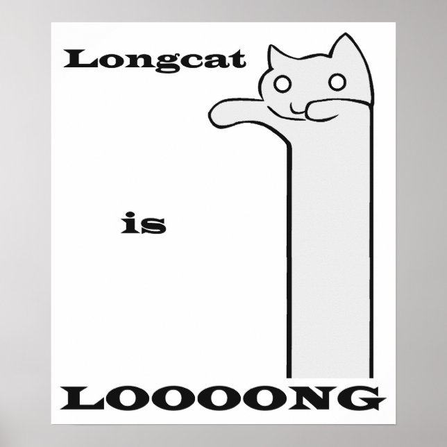 Poster Longcat est long (Devant)