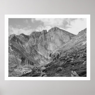 Poster Longs Peak Belle Rocheuse Rocheuse Rocheuse Rocheu