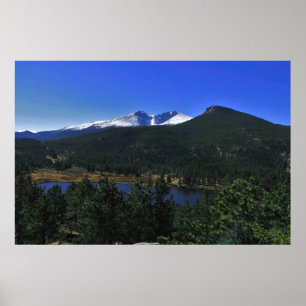 Poster Longs Peak et Estes Cone