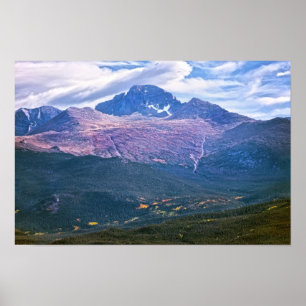 Poster Longs Peak, parc national de Rocky Mountain, Color