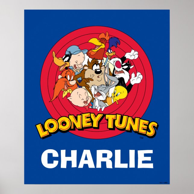 Poster LOONEY TUNES™ Character Logo (Devant)