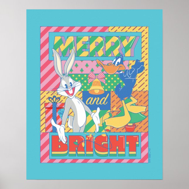 Poster LOONEY TUNES™ | Joyeux Noël (Devant)