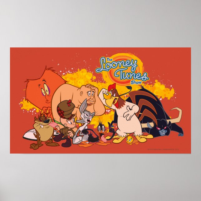 Poster Looney Tunes Show Cast & Logo (Devant)