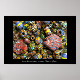Poster Loose Beads Series - Antique Millefiori Glass