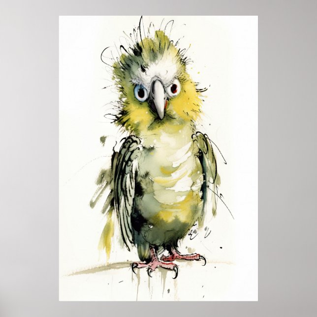 Poster Loose Parrot (Devant)