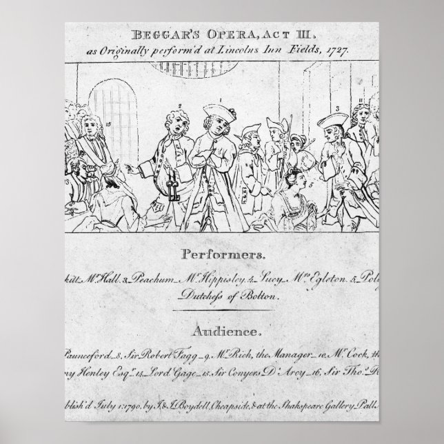 Poster L'Opéra du Gueux (Devant)