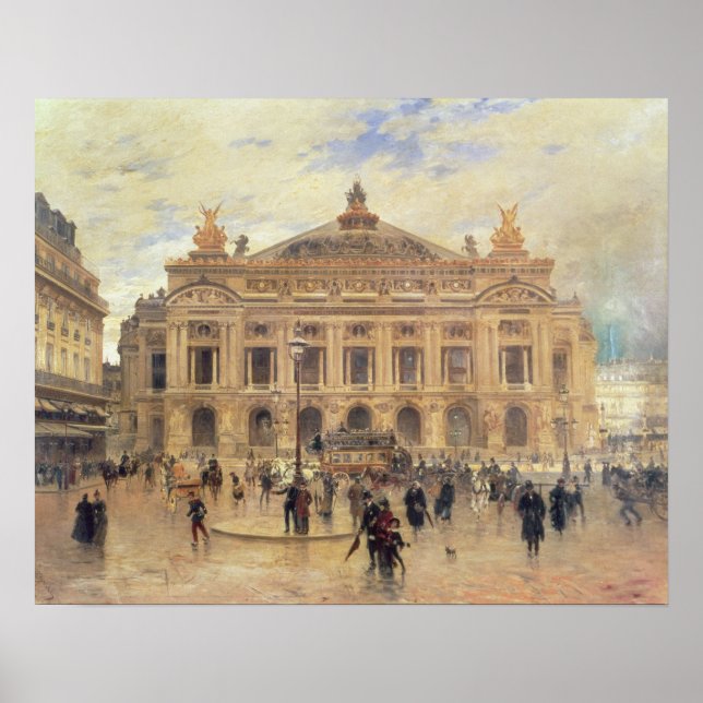 Poster L'Opéra, Paris (Devant)