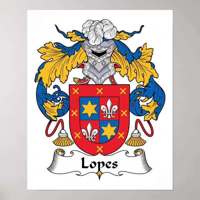 Poster Lopes Family Crest (Devant)