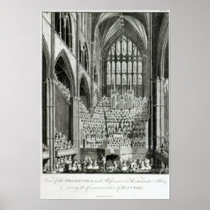 Poster L'orchestre et les interprètes à Westminster
