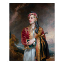 Lord Byron en robe albanaise - 1813