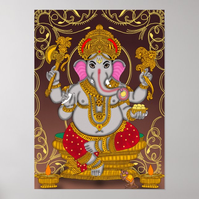 Poster Lord Ganesha (Devant)