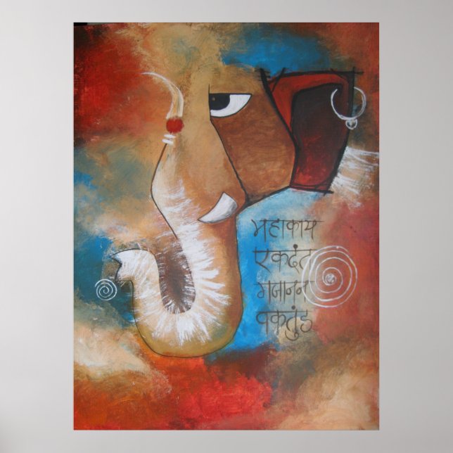Poster lord ganesha (Devant)
