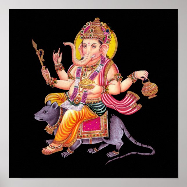 Poster LORD GANESHA - Ganapati, Vinayaka et Pillaiyar (Devant)