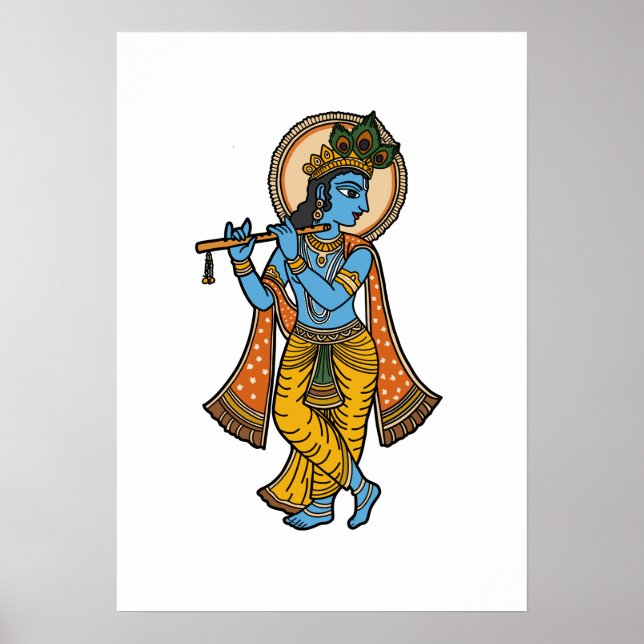 Poster Lord Krishna  (Devant)