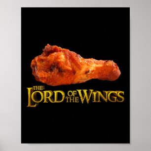 Poster Lord Of The Wings - Drôle Barbecue Et Cadeau Chef