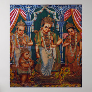 Poster Lord Rama, Sita, lakshmanna, Hunuman.DSC_7577