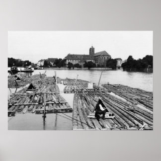 Poster L'ordre à Breslau Pologne, vers 1910