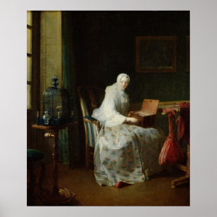 Poster L'organe d'oiseau ou une femme la variant