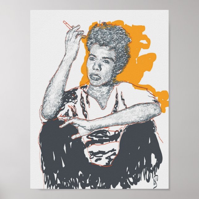 Poster Lorraine Hansberry Young Gifted Black (Devant)