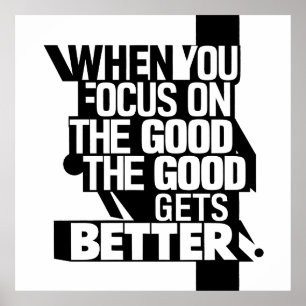 Poster Lorsque vous vous focalisez