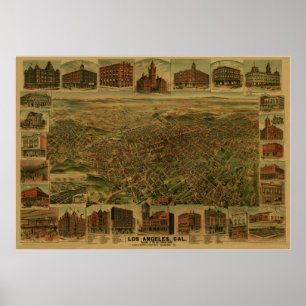 Poster Los Angeles CA 1891