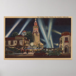Poster Los Angeles, CAFox Carthay Circle Theatre View