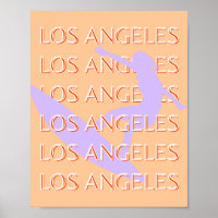 Los Angeles Travel Art, Californie, Travel Art