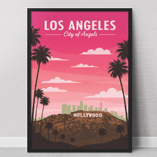 Poster Los Angeles vintage